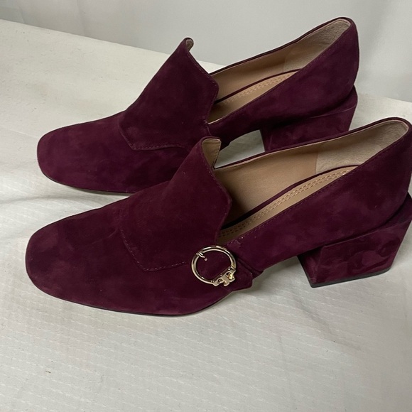 Tory Burch Tess suede block heels in Great Condition - Picture 2 of 11